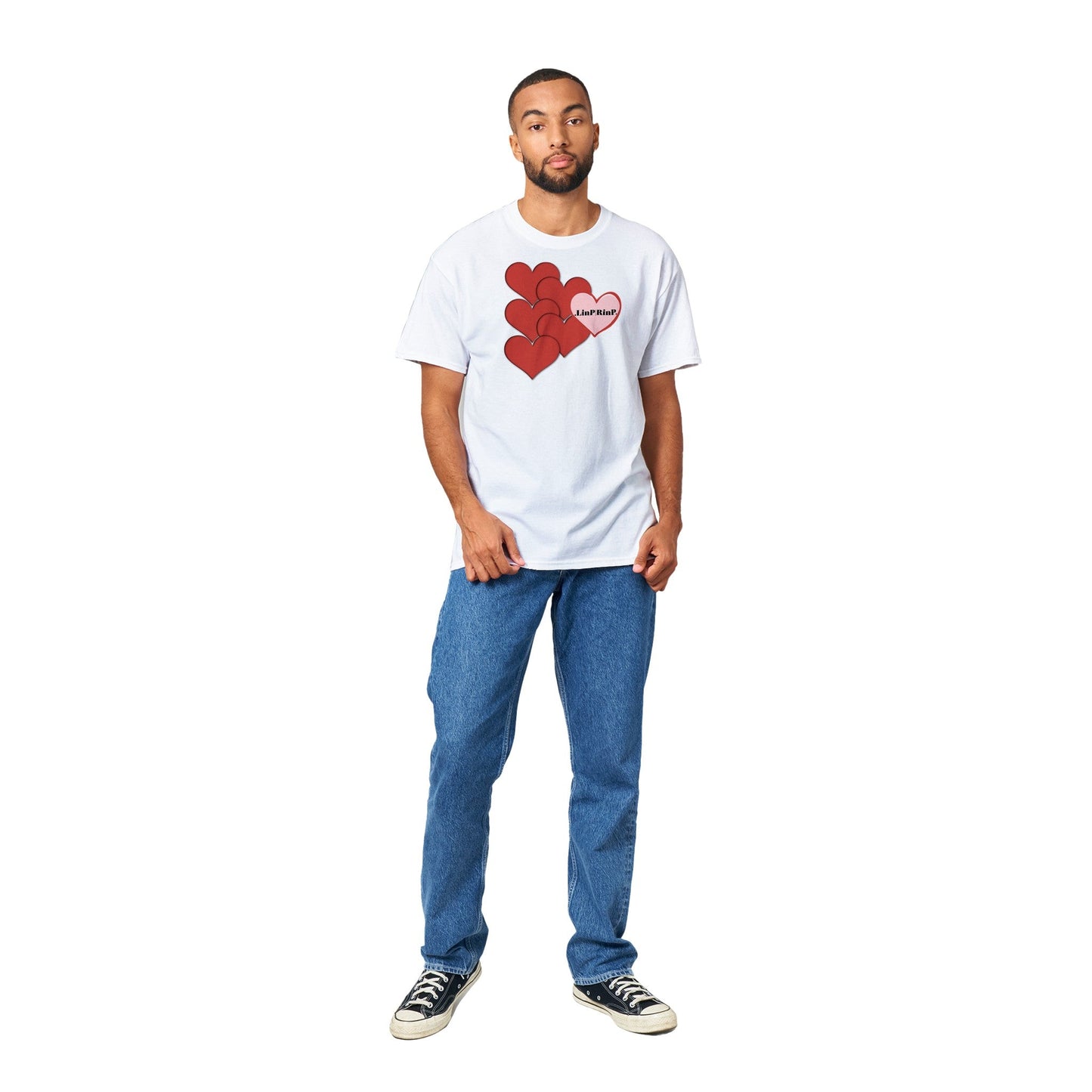 .LinP|RinP. Heavyweight Unisex Crewneck T-shirt Gelato