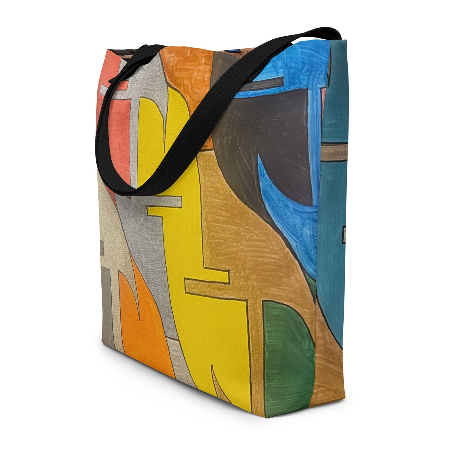 Together .LinP|RinP. All-Over Print Large Tote Bag .LinP|RinP.