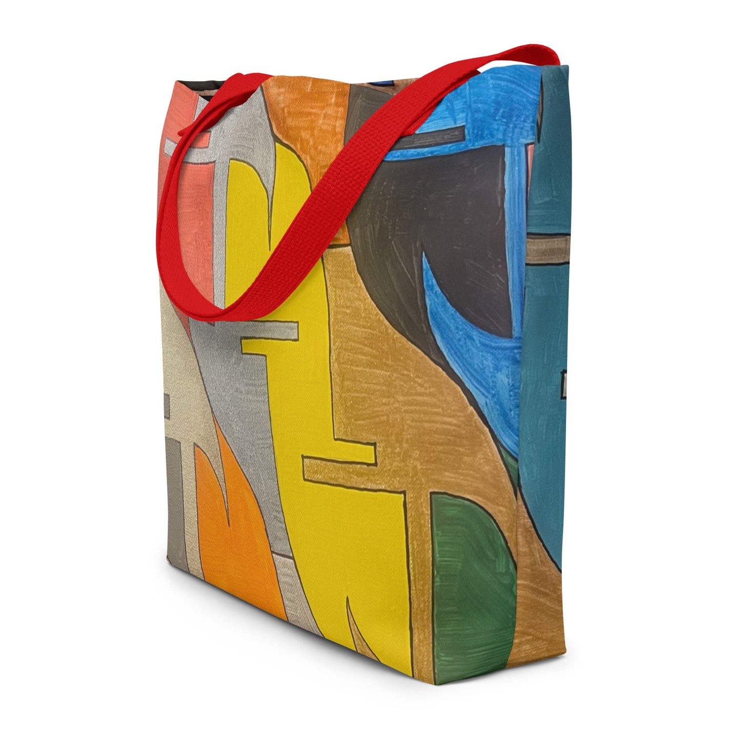 Together .LinP|RinP. All-Over Print Large Tote Bag .LinP|RinP.
