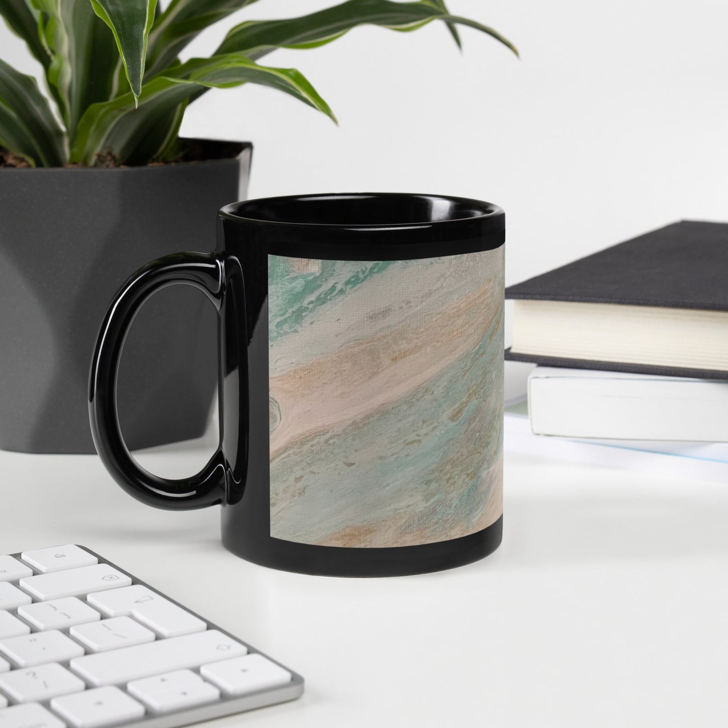 Heavenly .LinP|RinP. Black Glossy Mug .LinP|RinP.