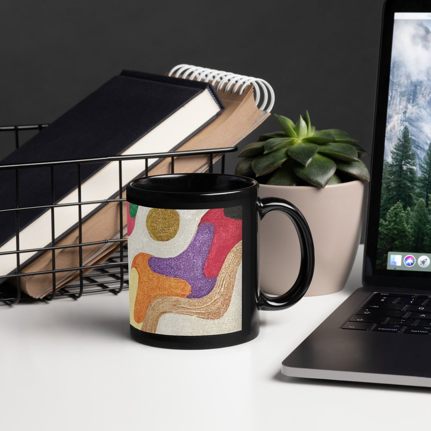 Join .LinP|RinP. Black Glossy Mug .LinP|RinP.