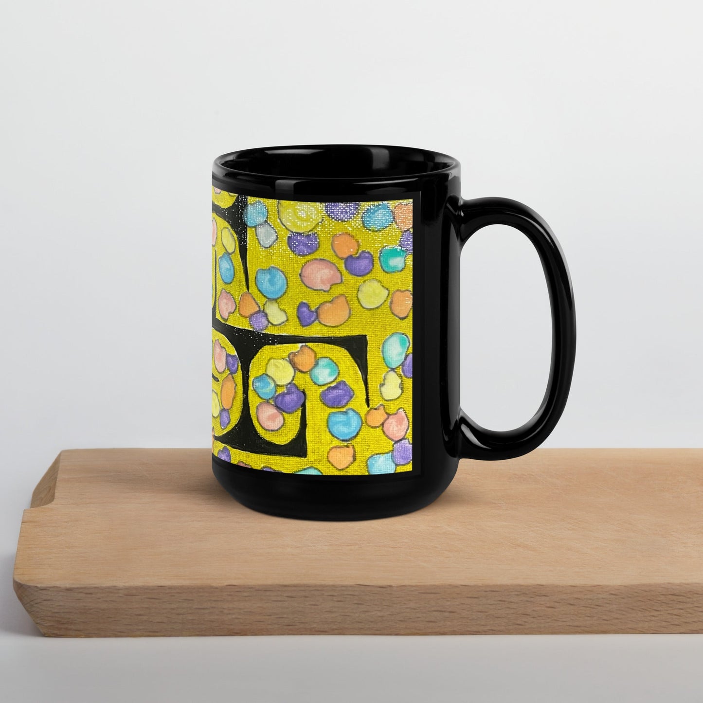 .LinP|RinP. 'Take it off 2' Black Glossy Mug .LinP|RinP.