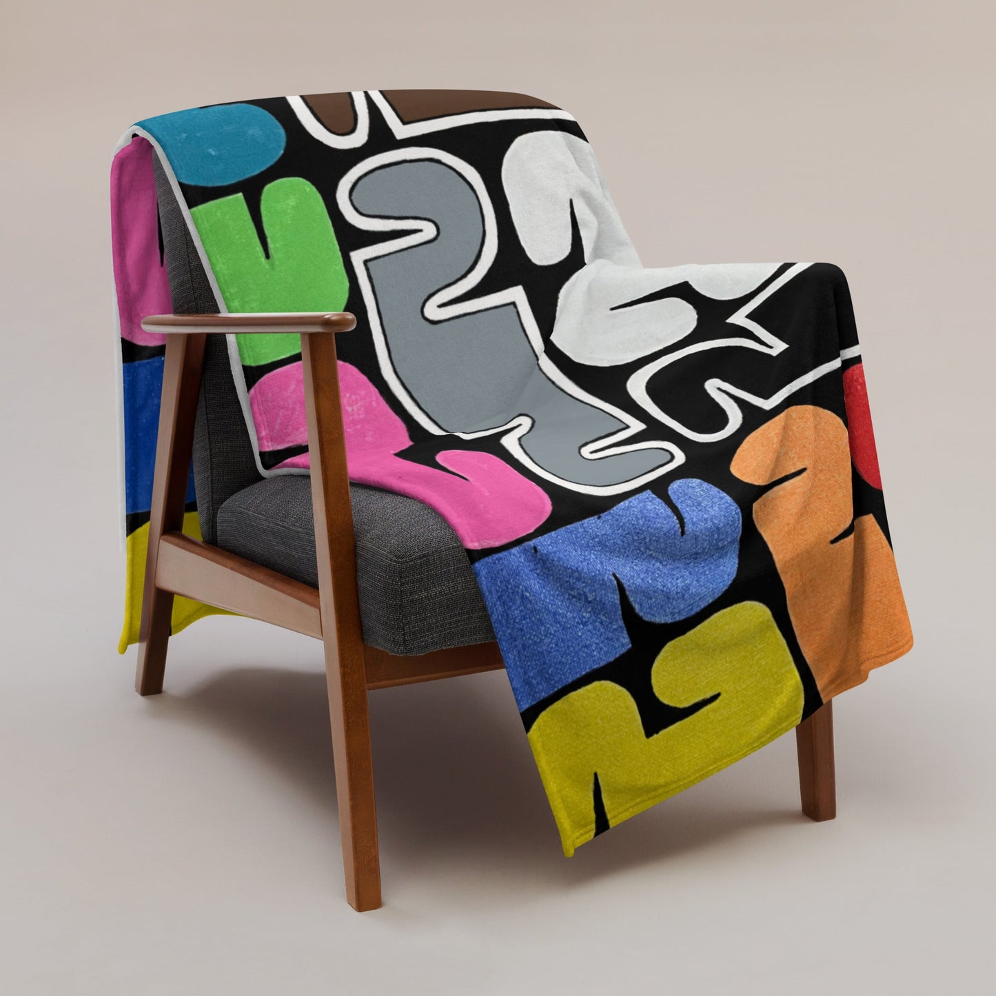 .LinP|RinP. 'Take It off' Throw Blanket .LinP|RinP.