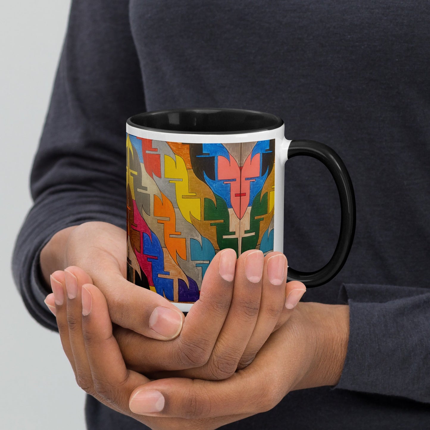 Together .LinP|RinP. Mug with Color Inside .LinP|RinP.