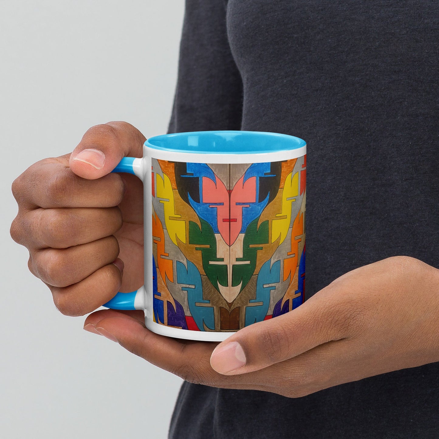 Together .LinP|RinP. Mug with Color Inside .LinP|RinP.