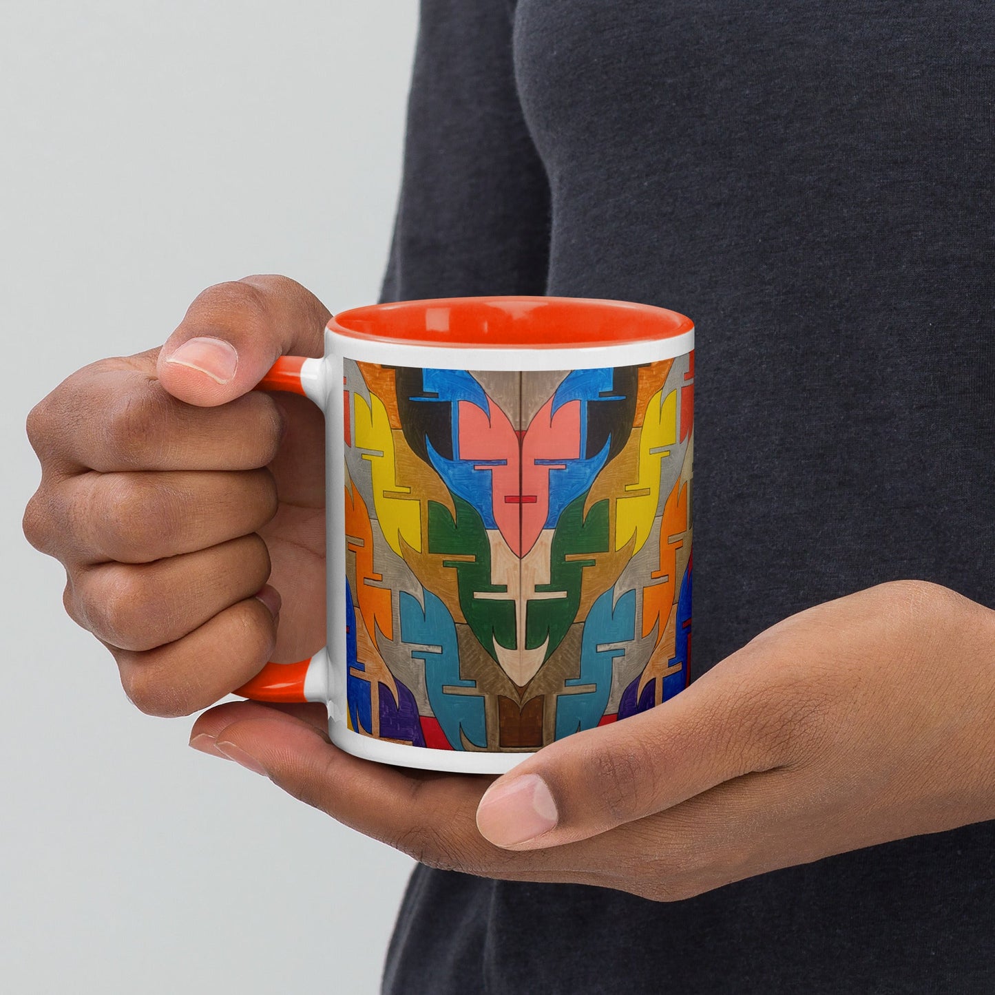 Together .LinP|RinP. Mug with Color Inside .LinP|RinP.