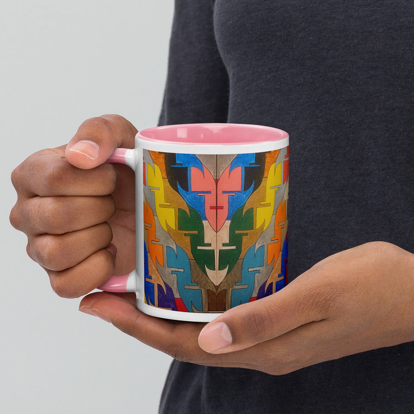 Together .LinP|RinP. Mug with Color Inside .LinP|RinP.