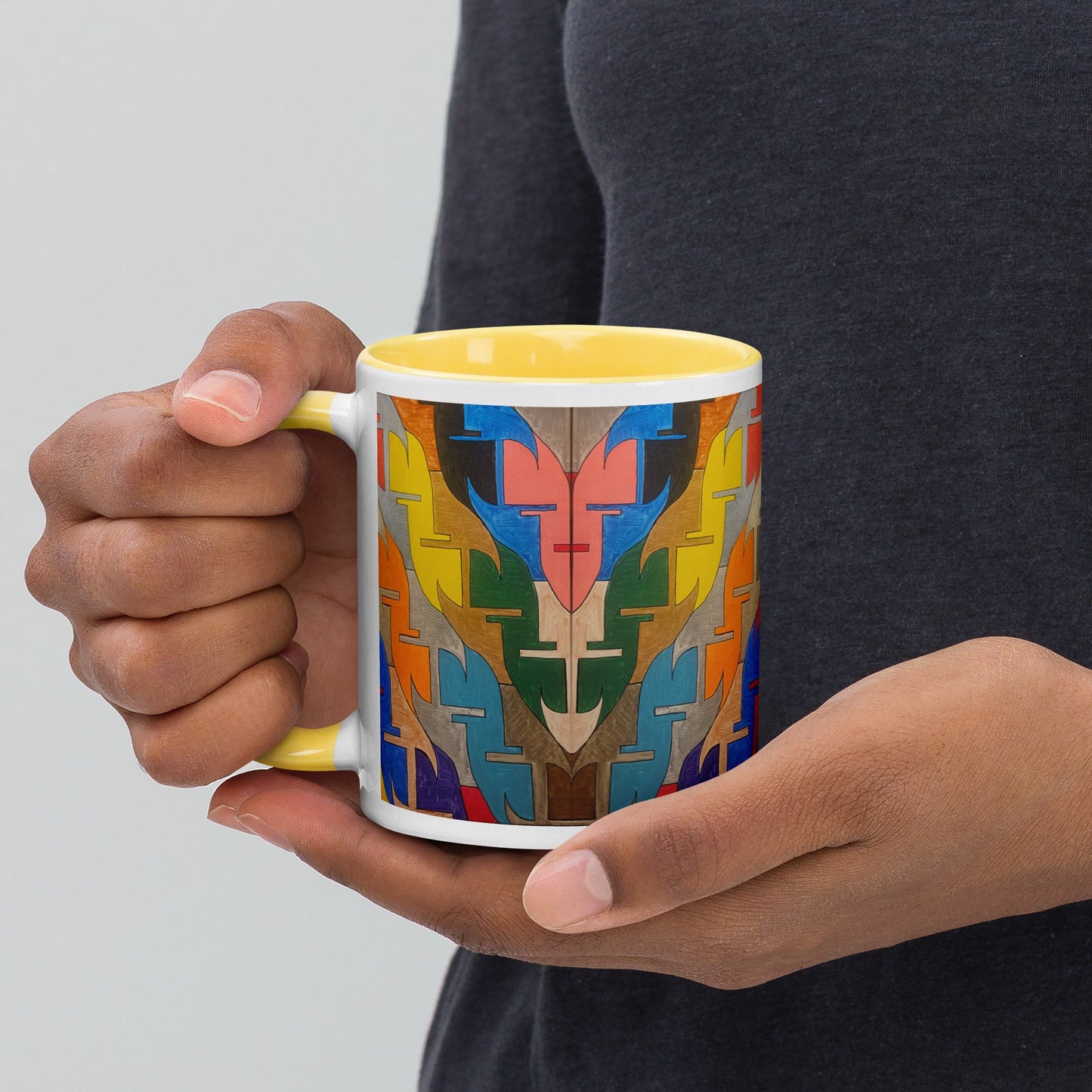 Together .LinP|RinP. Mug with Color Inside .LinP|RinP.