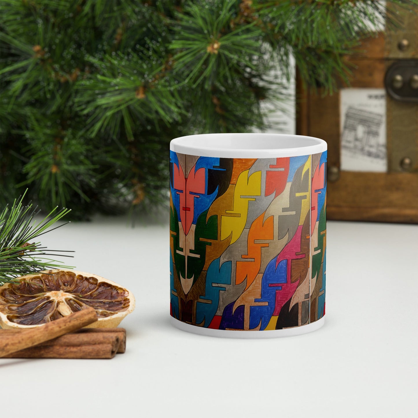 Together .LinP|RinP. Art White glossy mug .LinP|RinP.