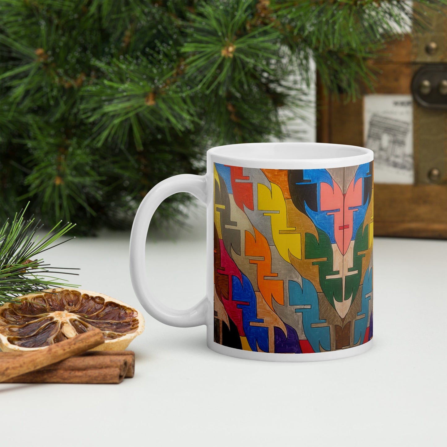 Together .LinP|RinP. Art White glossy mug .LinP|RinP.