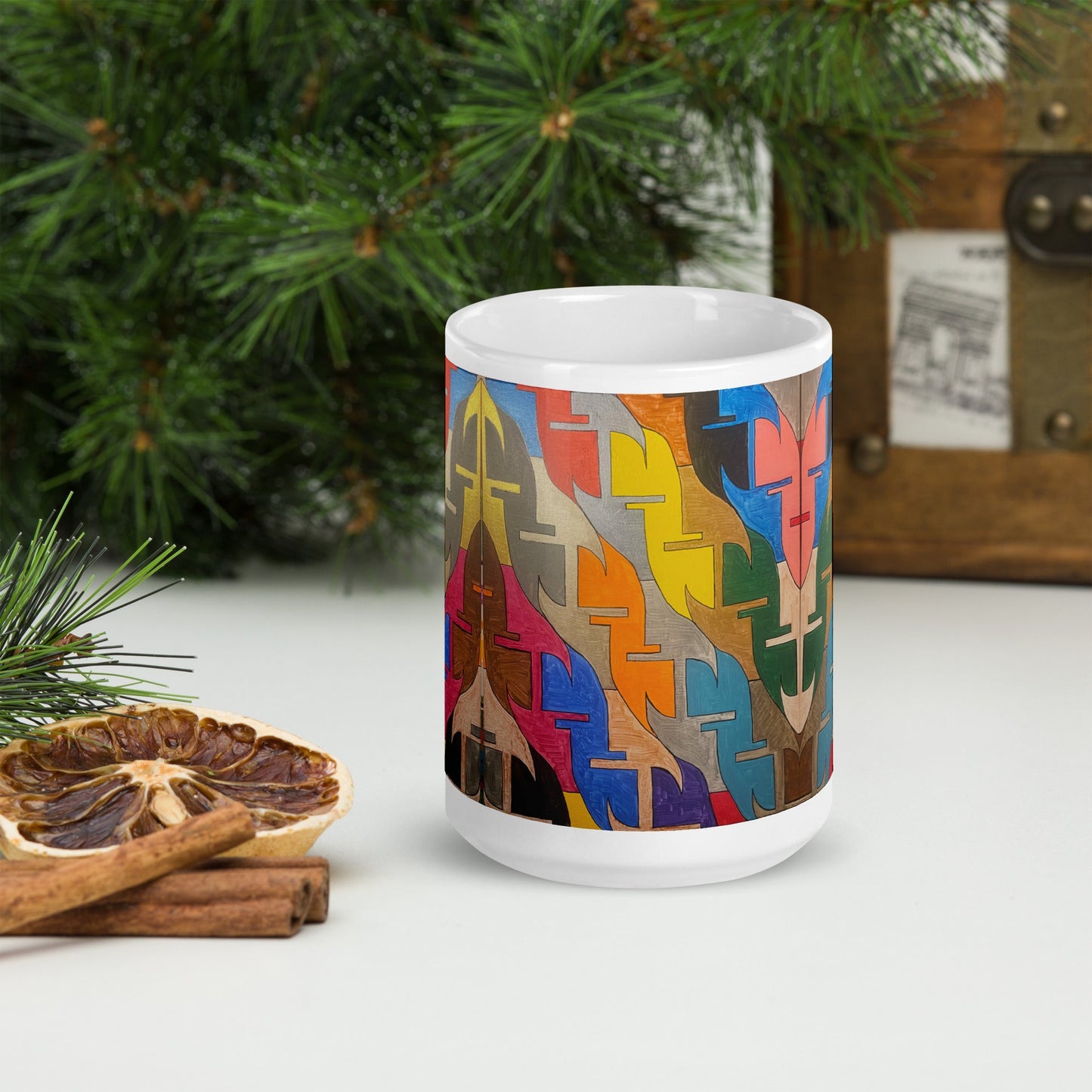 Together .LinP|RinP. Art White glossy mug .LinP|RinP.