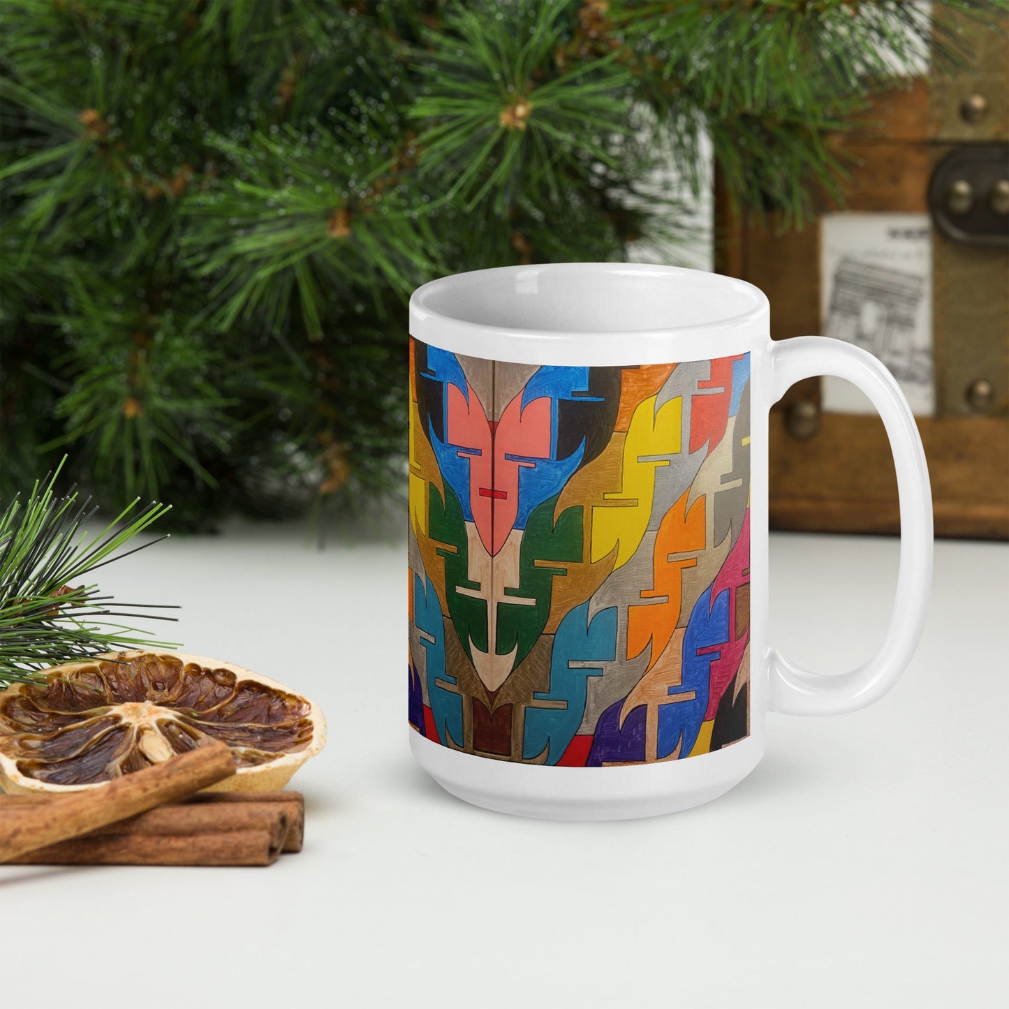 Together .LinP|RinP. Art White glossy mug .LinP|RinP.