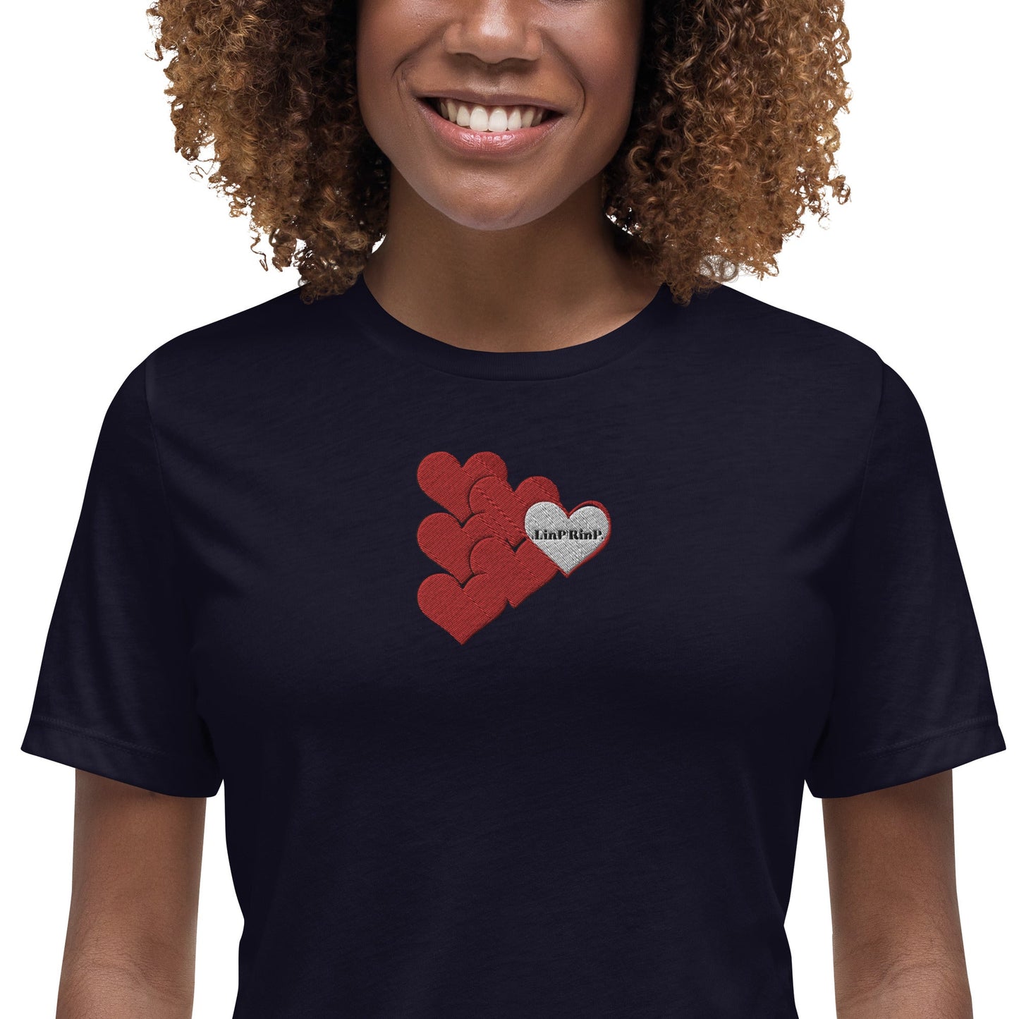 .LinP|RinP. Women's Relaxed T-Shirt .LinP|RinP.