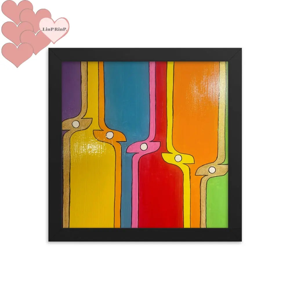 Kite .LinP|RinP. Art Framed poster .LinP|RinP.