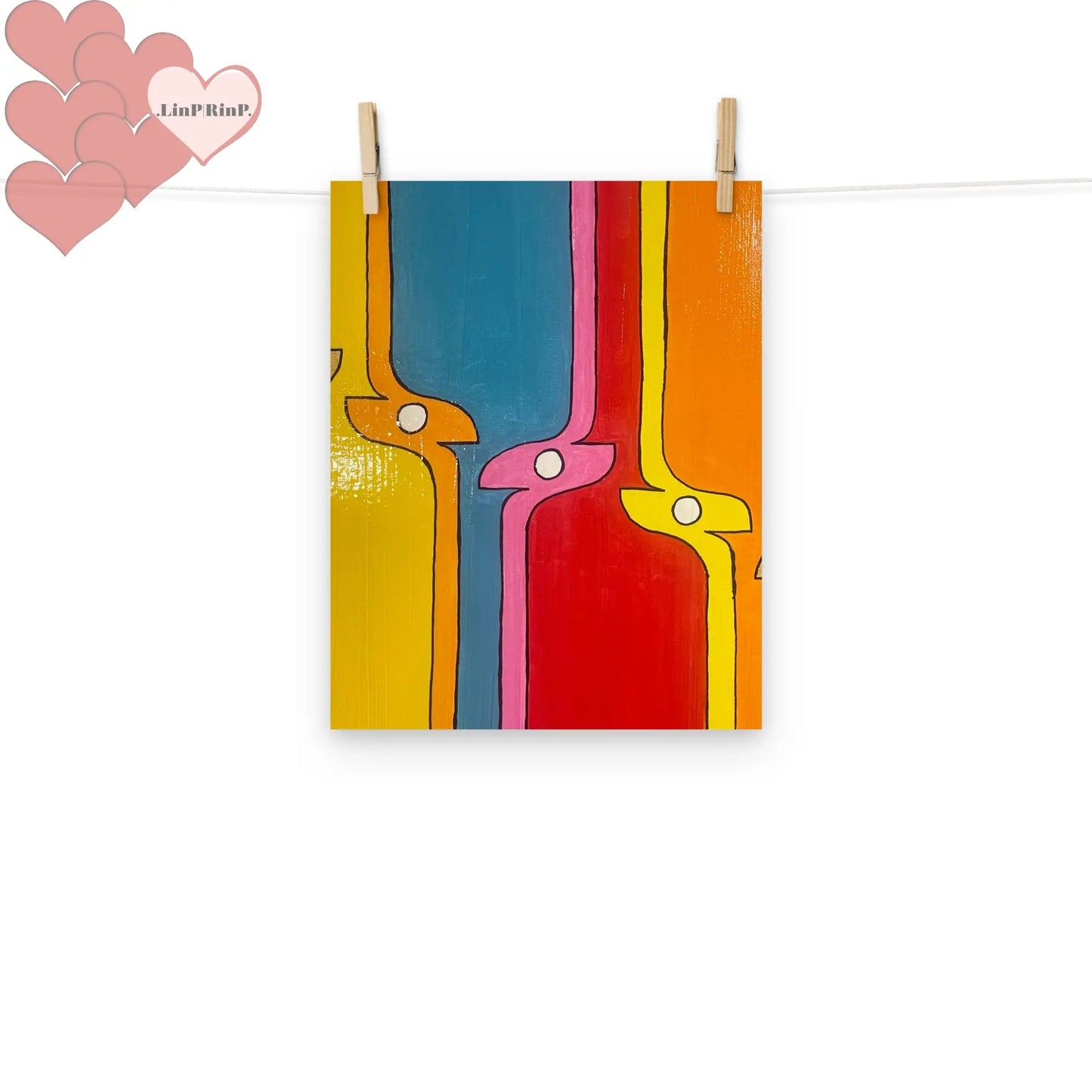 Kite .LinP|RinP. Art Photo paper poster .LinP|RinP.