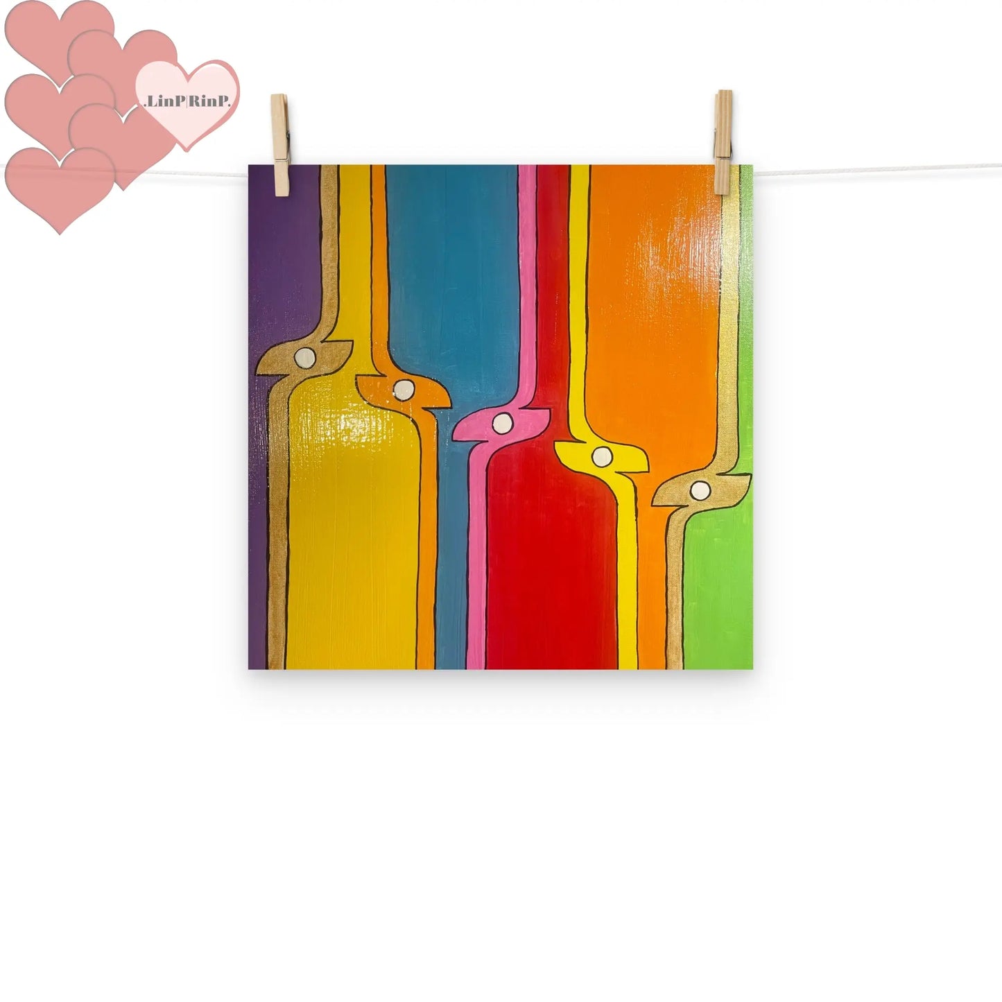 Kite .LinP|RinP. Art Photo paper poster .LinP|RinP.