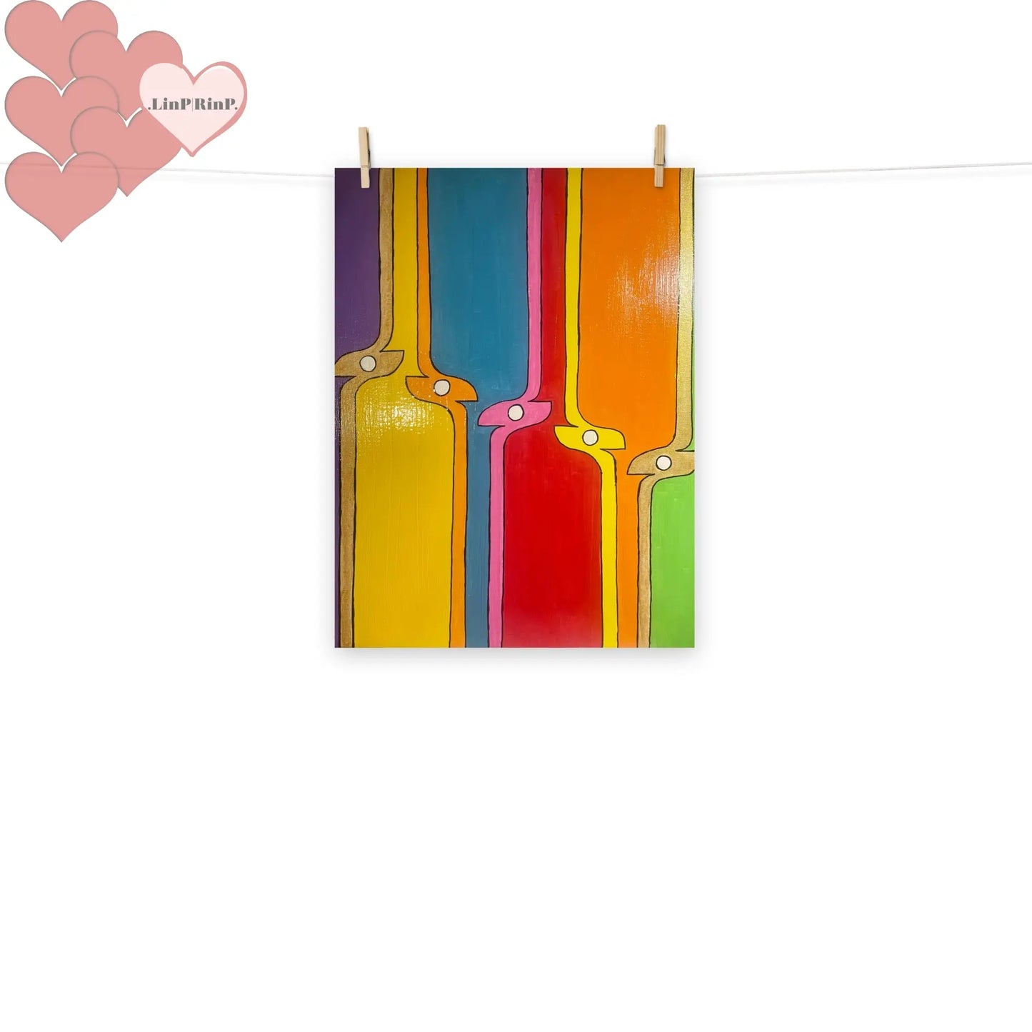 Kite .LinP|RinP. Art Photo paper poster .LinP|RinP.