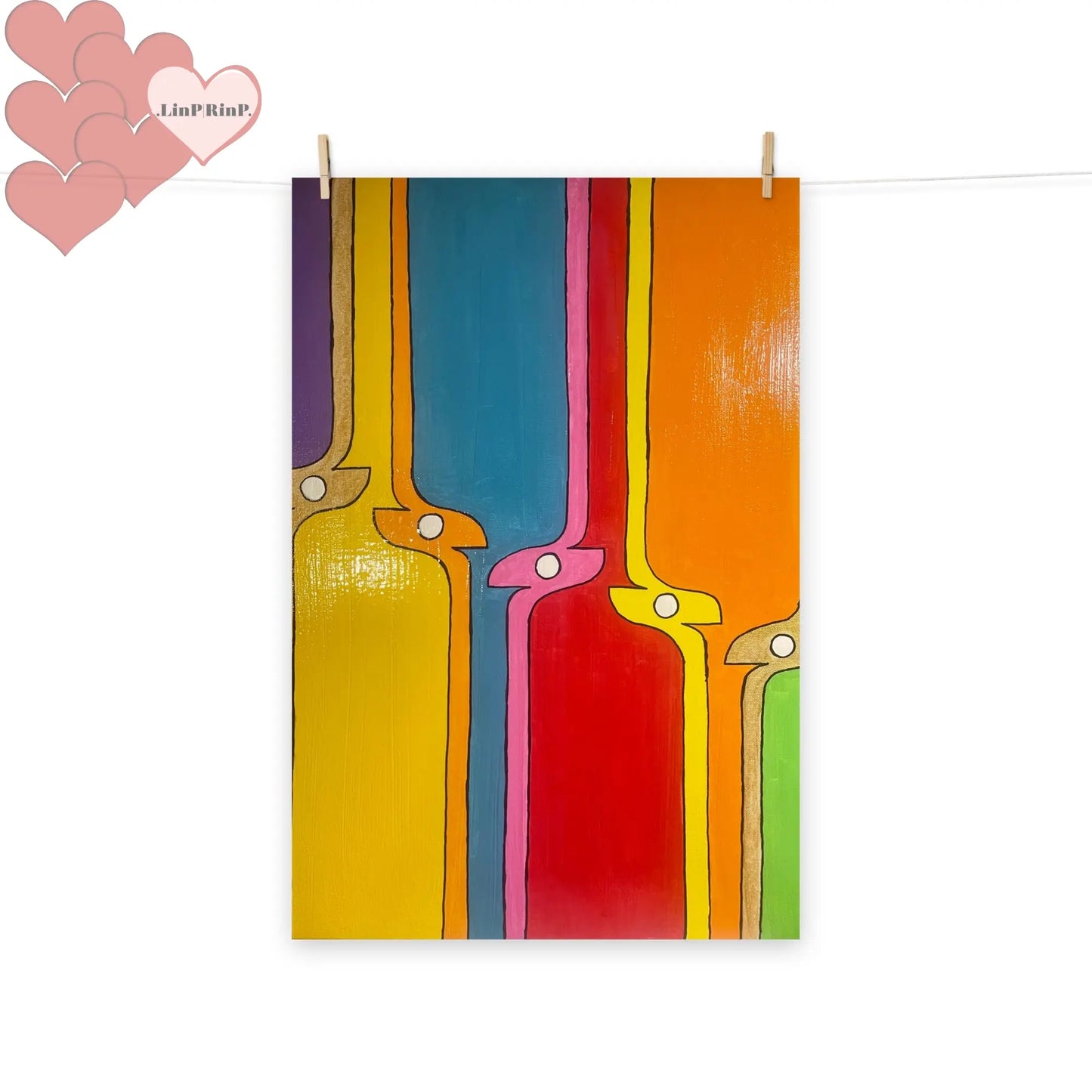 Kite .LinP|RinP. Art Photo paper poster .LinP|RinP.