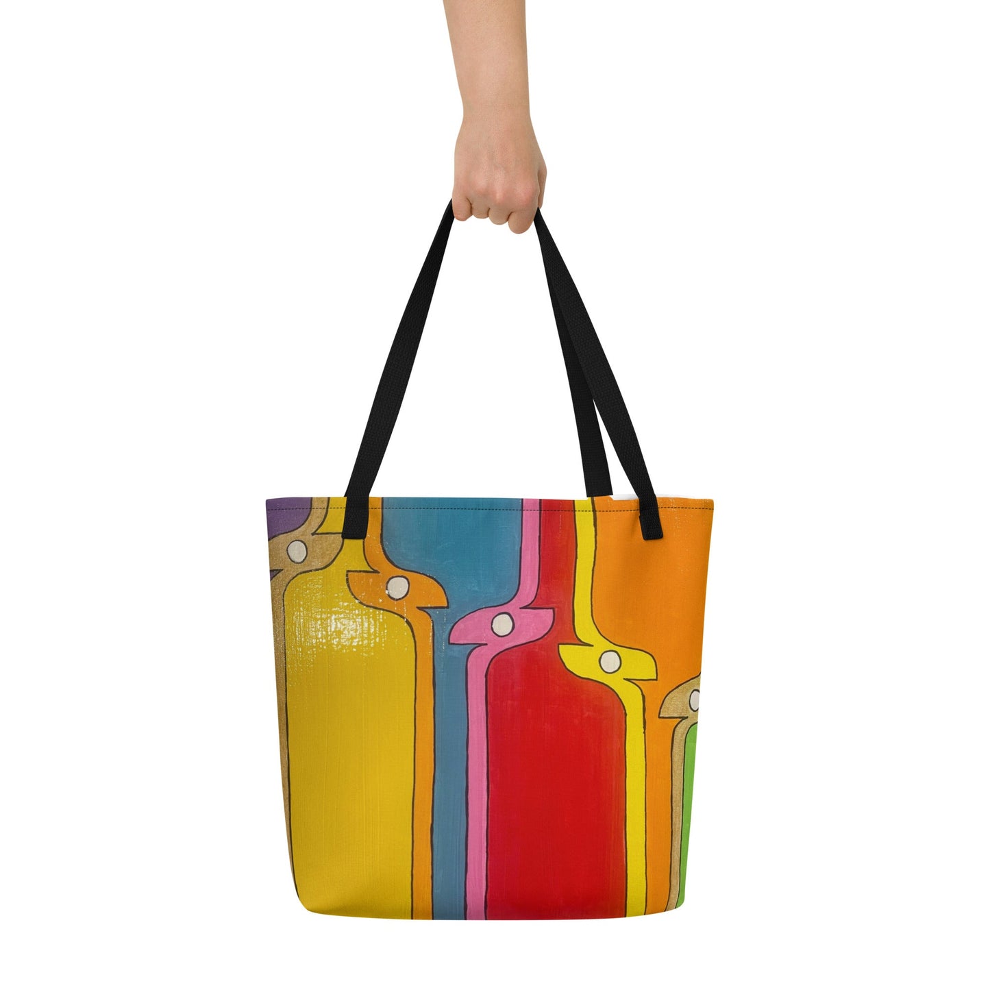 Kite .LinP|RinP. Art All-Over Print Large Tote Bag .LinP|RinP.