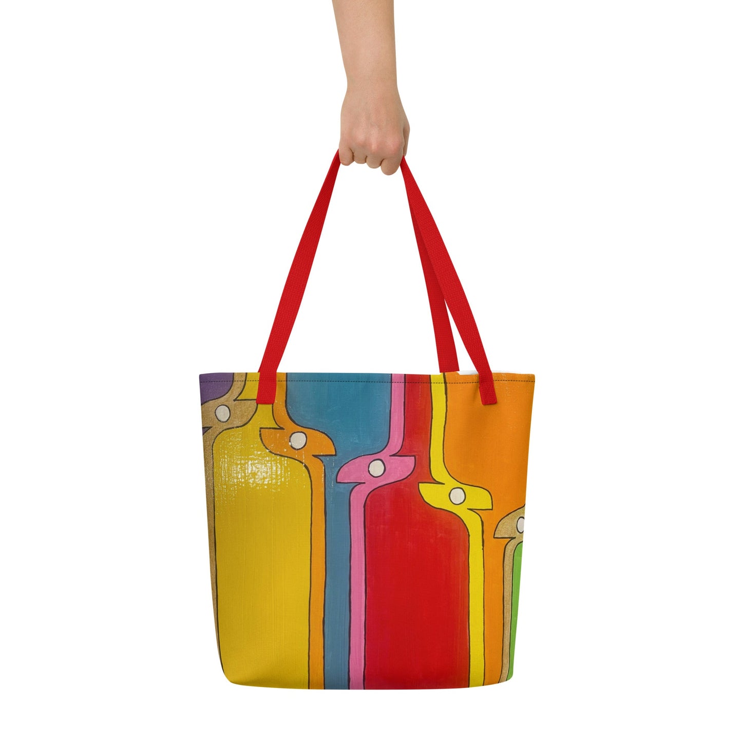 Kite .LinP|RinP. Art All-Over Print Large Tote Bag .LinP|RinP.