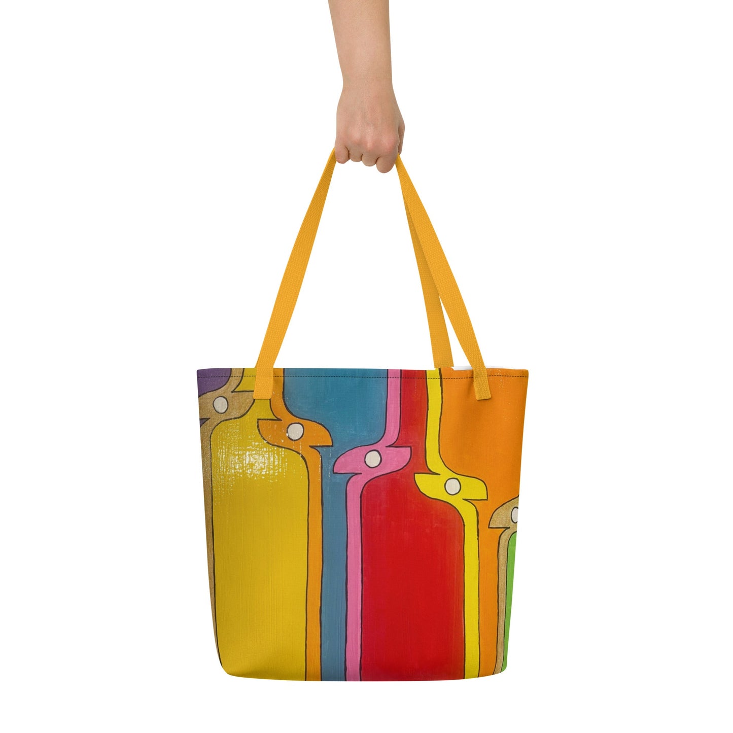 Kite .LinP|RinP. Art All-Over Print Large Tote Bag .LinP|RinP.