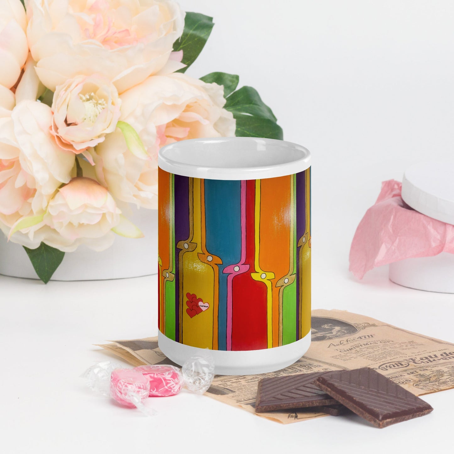 Kite .LinP|RinP. Art Glossy mug .LinP|RinP.