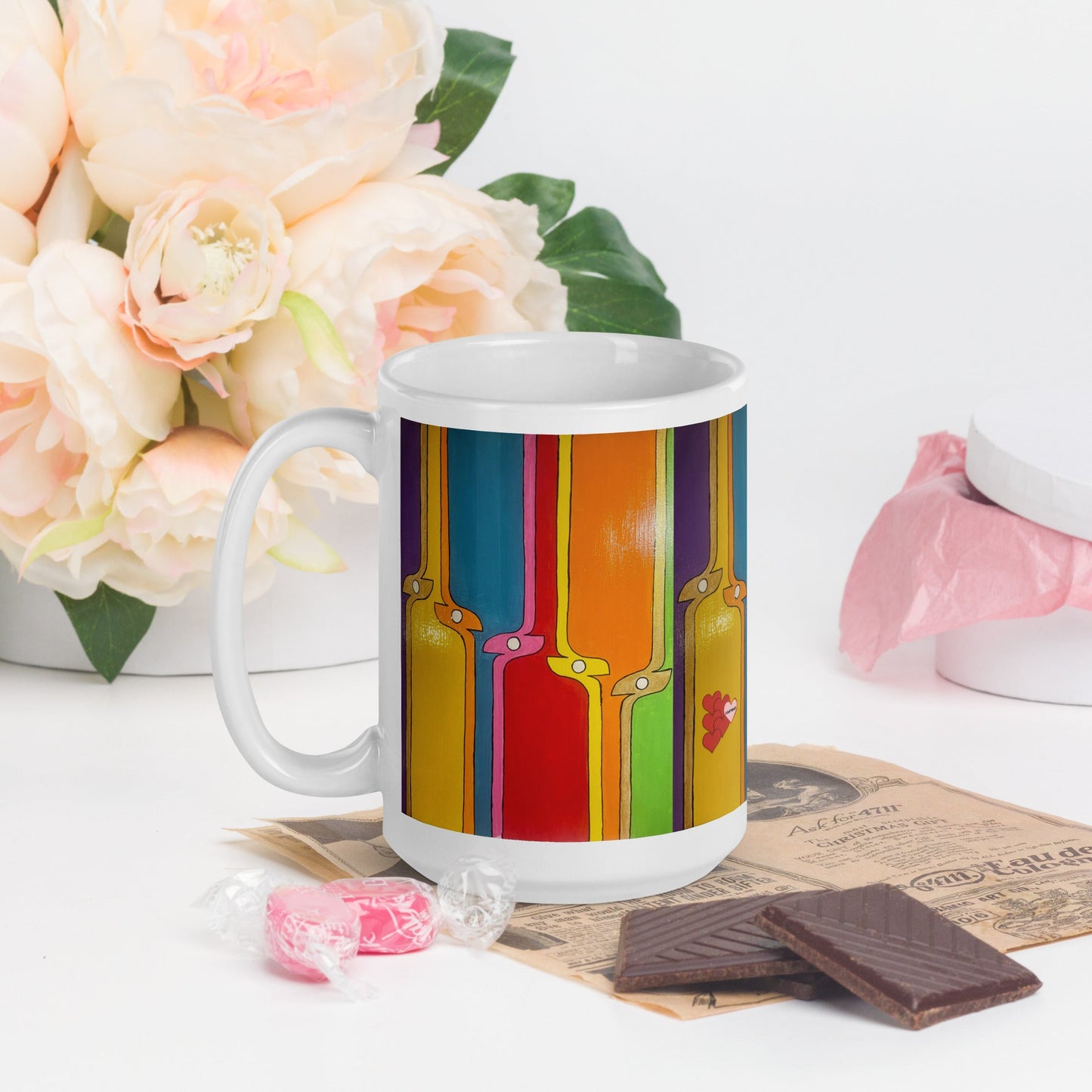Kite .LinP|RinP. Art Glossy mug .LinP|RinP.