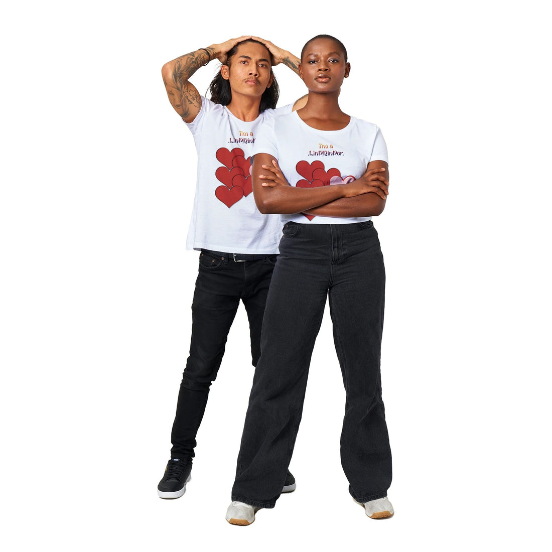 .LinP|RinP. Organic Unisex Crewneck T-shirt .LinP|RinP.