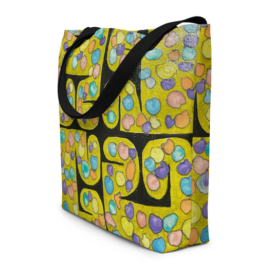 .LinP|RinP. 'Take it off' All-Over Print Large Tote Bag