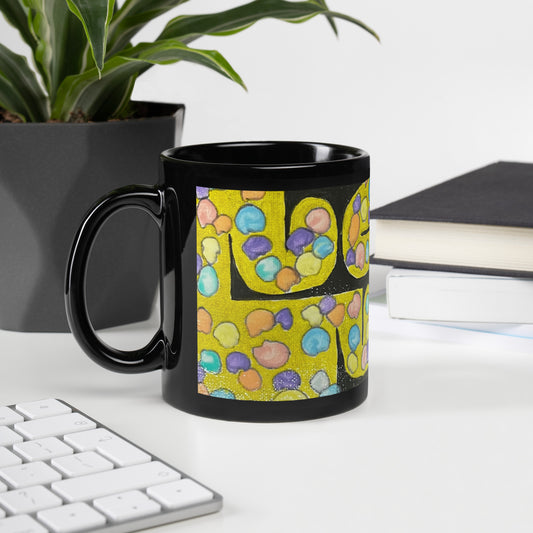 .LinP|RinP. 'Take it off' Black Glossy Mug