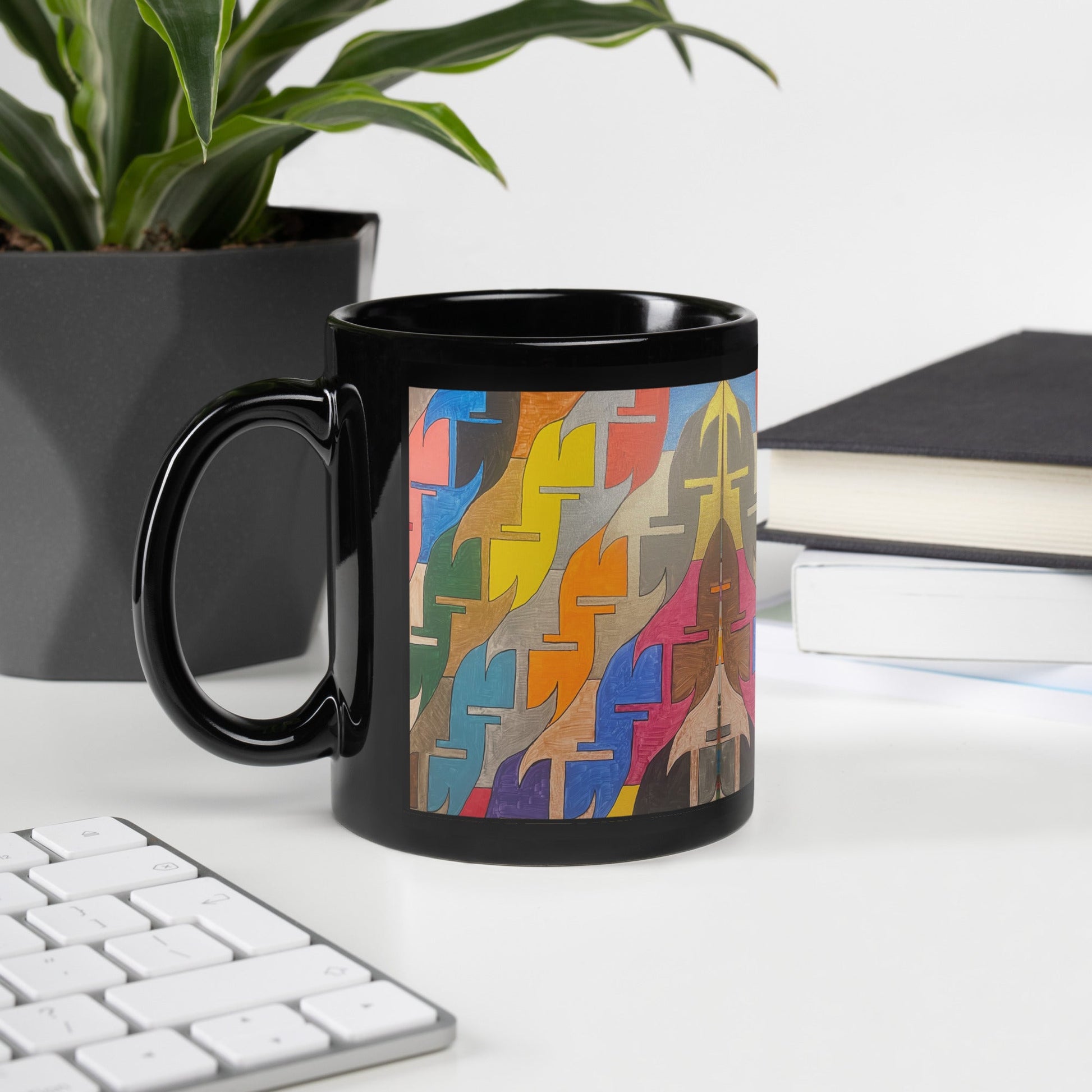 Together .LinP|RinP. Art Black Glossy Mug .LinP|RinP.