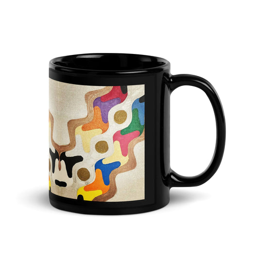 Join .LinP|RinP. Black Glossy Mug .LinP|RinP.