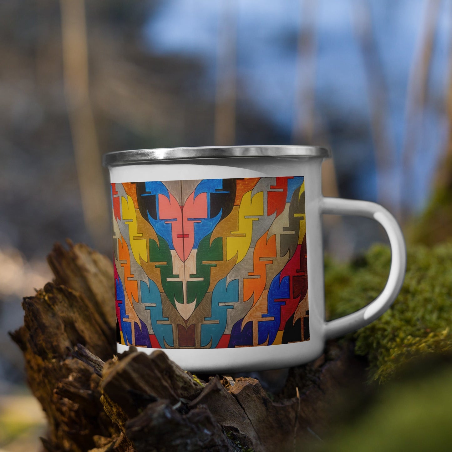 Together .LinP|RinP. Enamel Mug .LinP|RinP.