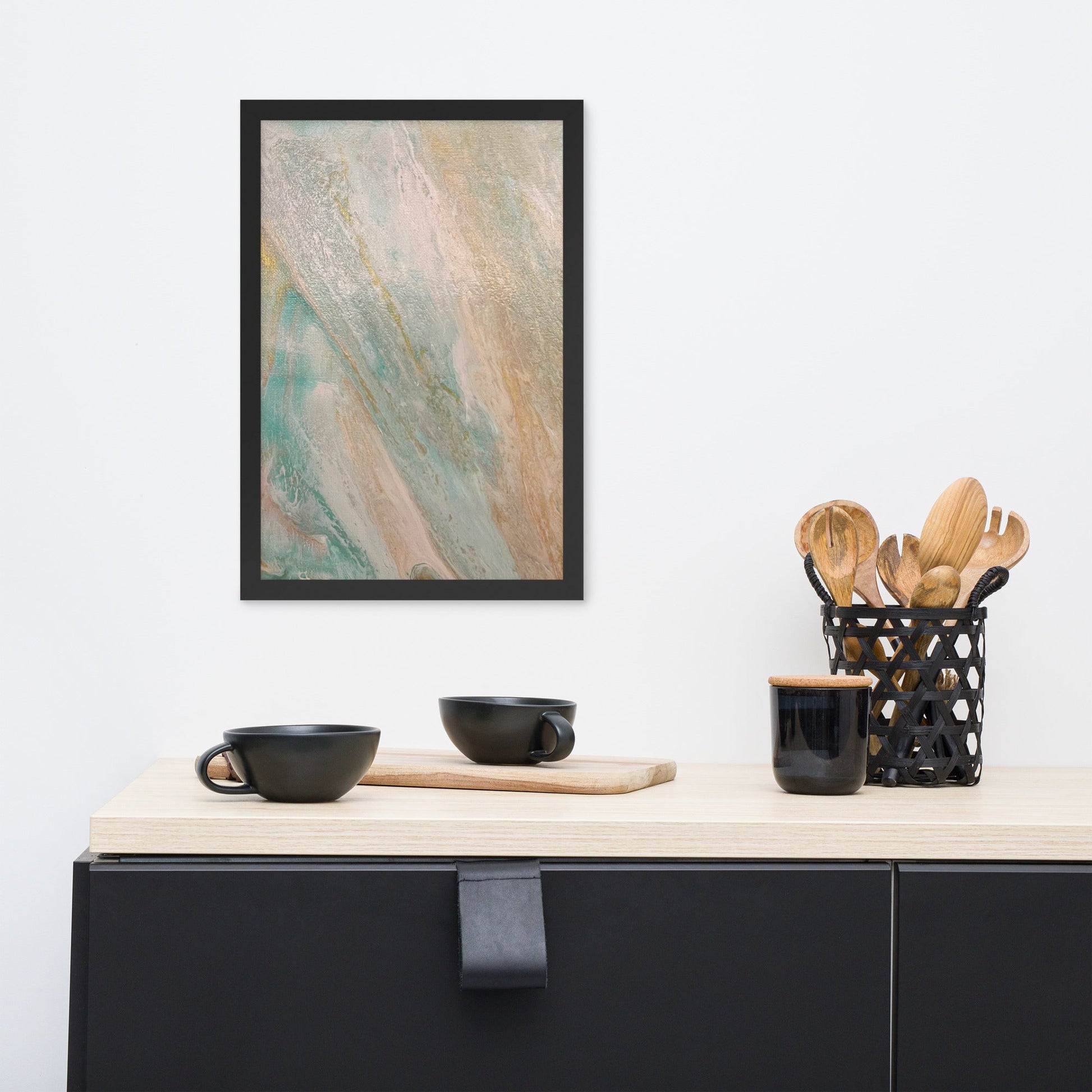 Heavenly .LinP|RinP. Framed poster .LinP|RinP.