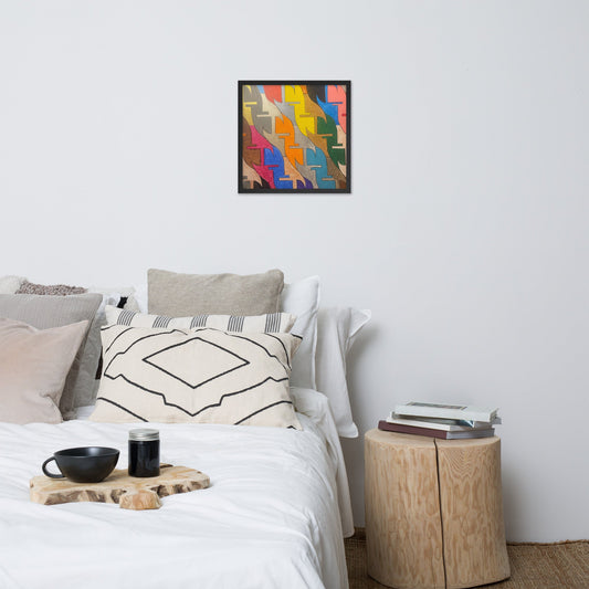 Together .LinP|RinP. Framed poster .LinP|RinP.