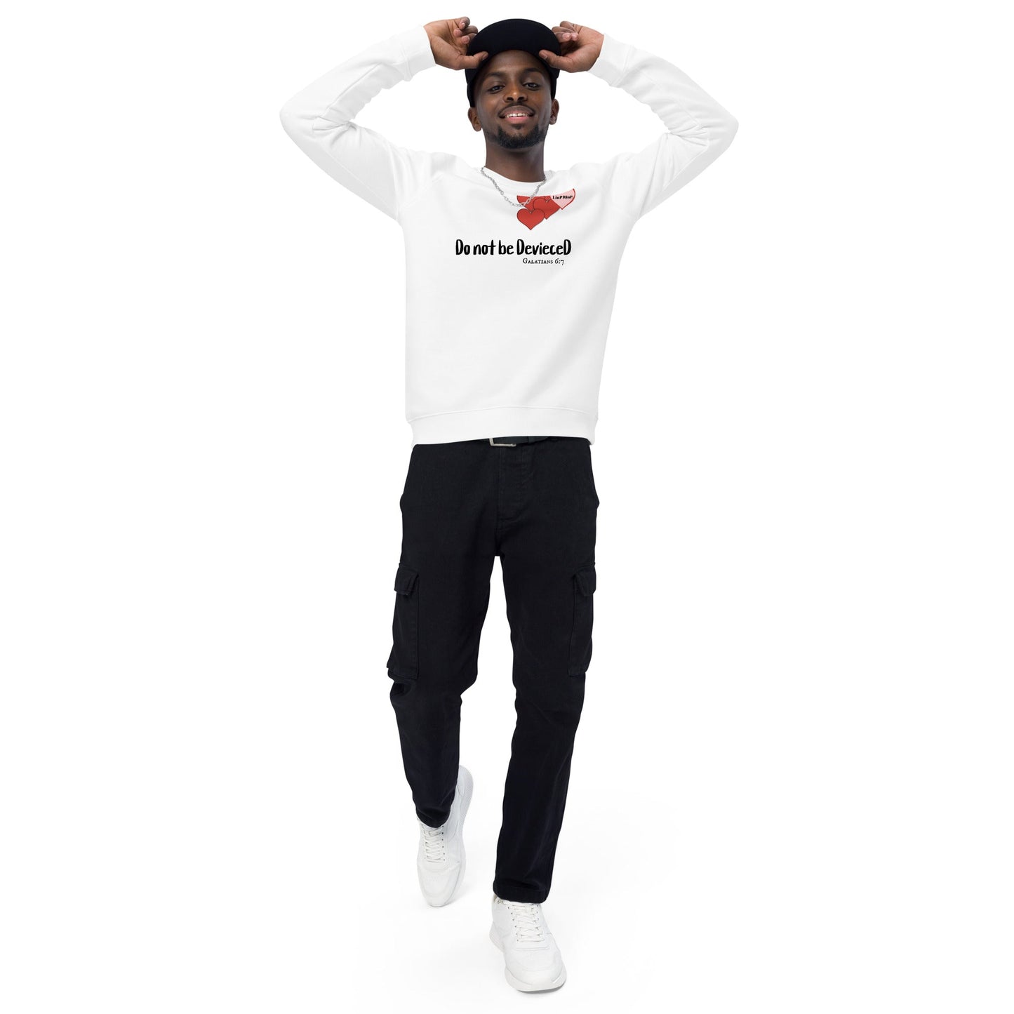 .LinP|RinP. Unisex organic raglan sweatshirt .LinP|RinP.