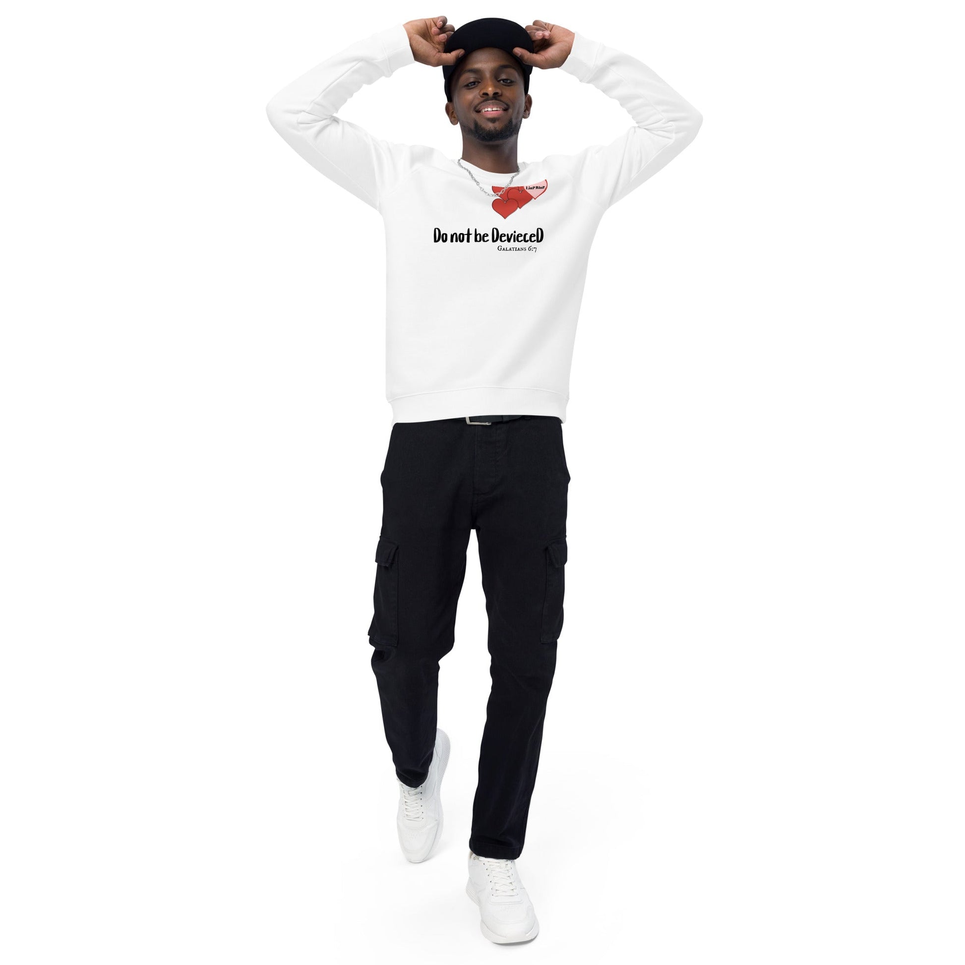 .LinP|RinP. Unisex organic raglan sweatshirt .LinP|RinP.
