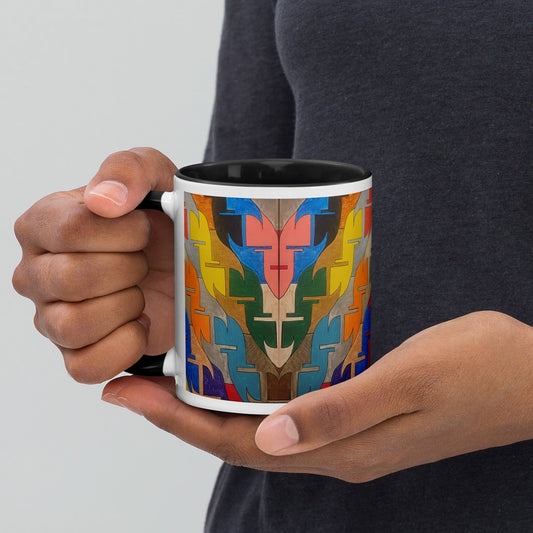 Together .LinP|RinP. Mug with Color Inside .LinP|RinP.