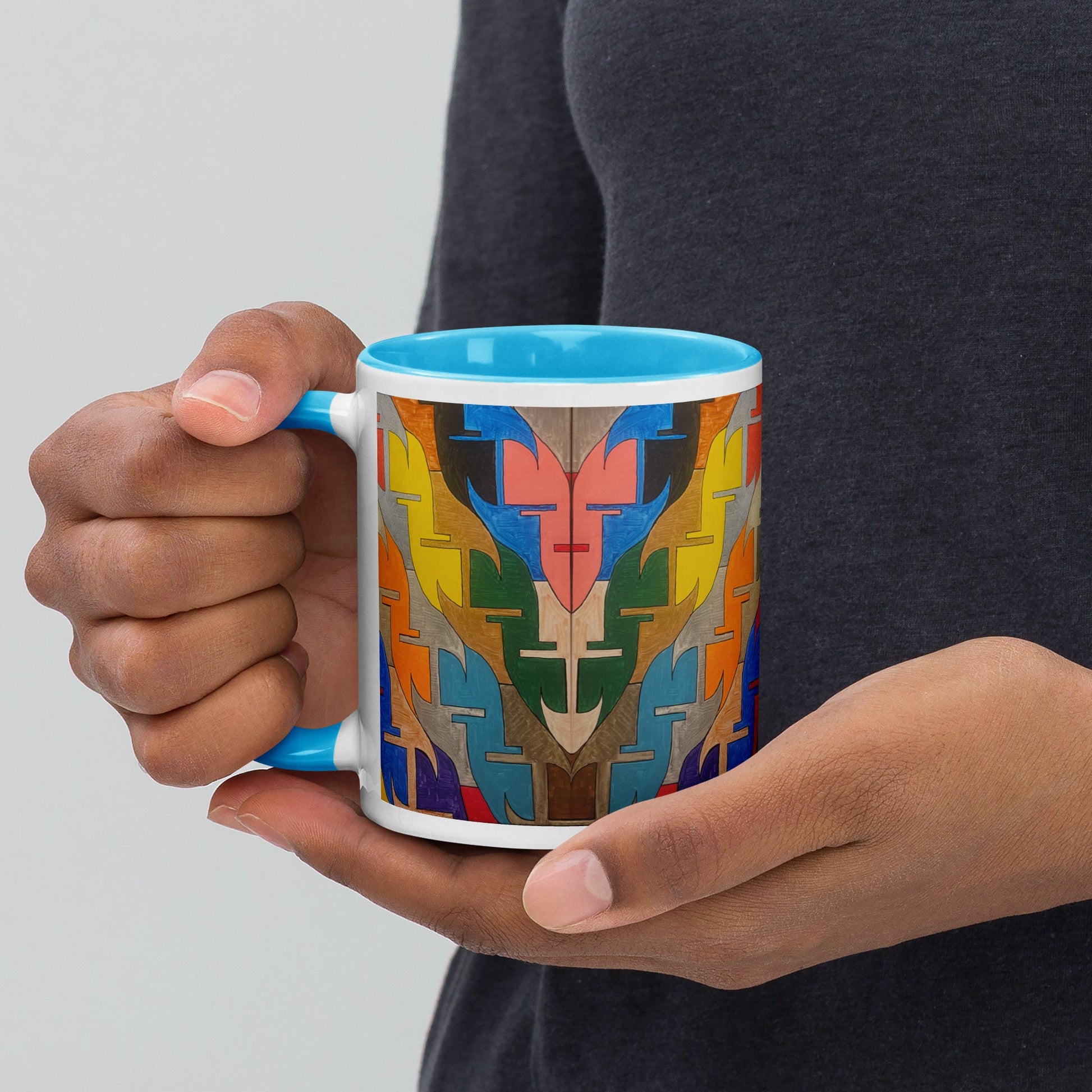 Together .LinP|RinP. Mug with Color Inside .LinP|RinP.