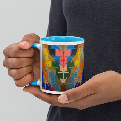 Together .LinP|RinP. Mug with Color Inside .LinP|RinP.