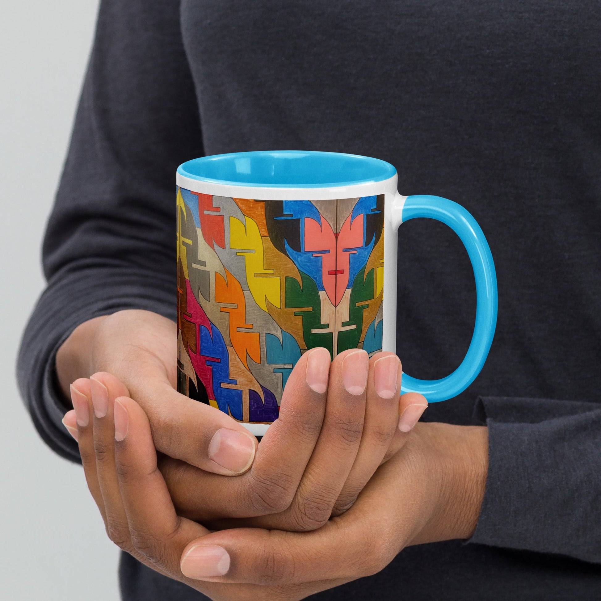 Together .LinP|RinP. Mug with Color Inside .LinP|RinP.
