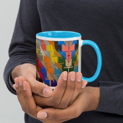 Together .LinP|RinP. Mug with Color Inside .LinP|RinP.