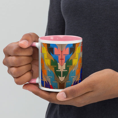 Together .LinP|RinP. Mug with Color Inside .LinP|RinP.
