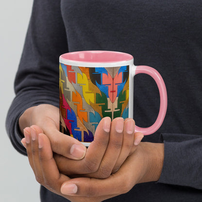 Together .LinP|RinP. Mug with Color Inside .LinP|RinP.