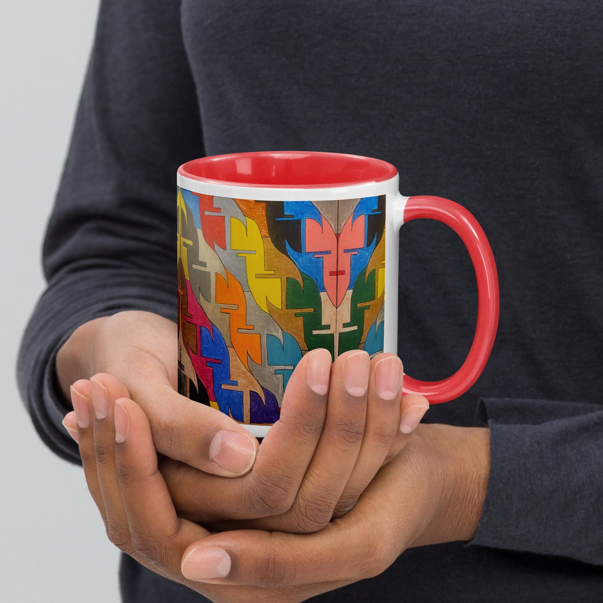 Together .LinP|RinP. Mug with Color Inside .LinP|RinP.