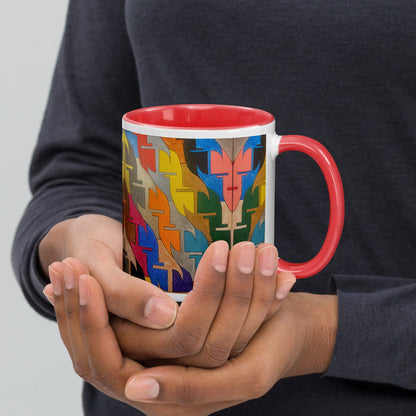 Together .LinP|RinP. Mug with Color Inside .LinP|RinP.