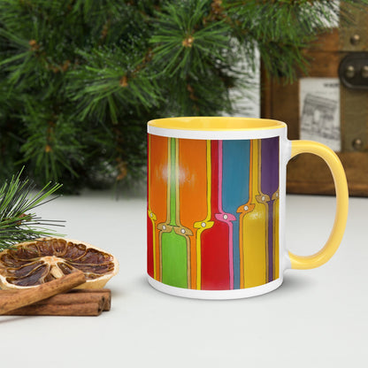 Kite .LinP|RinP. Mug with Color Inside .LinP|RinP.