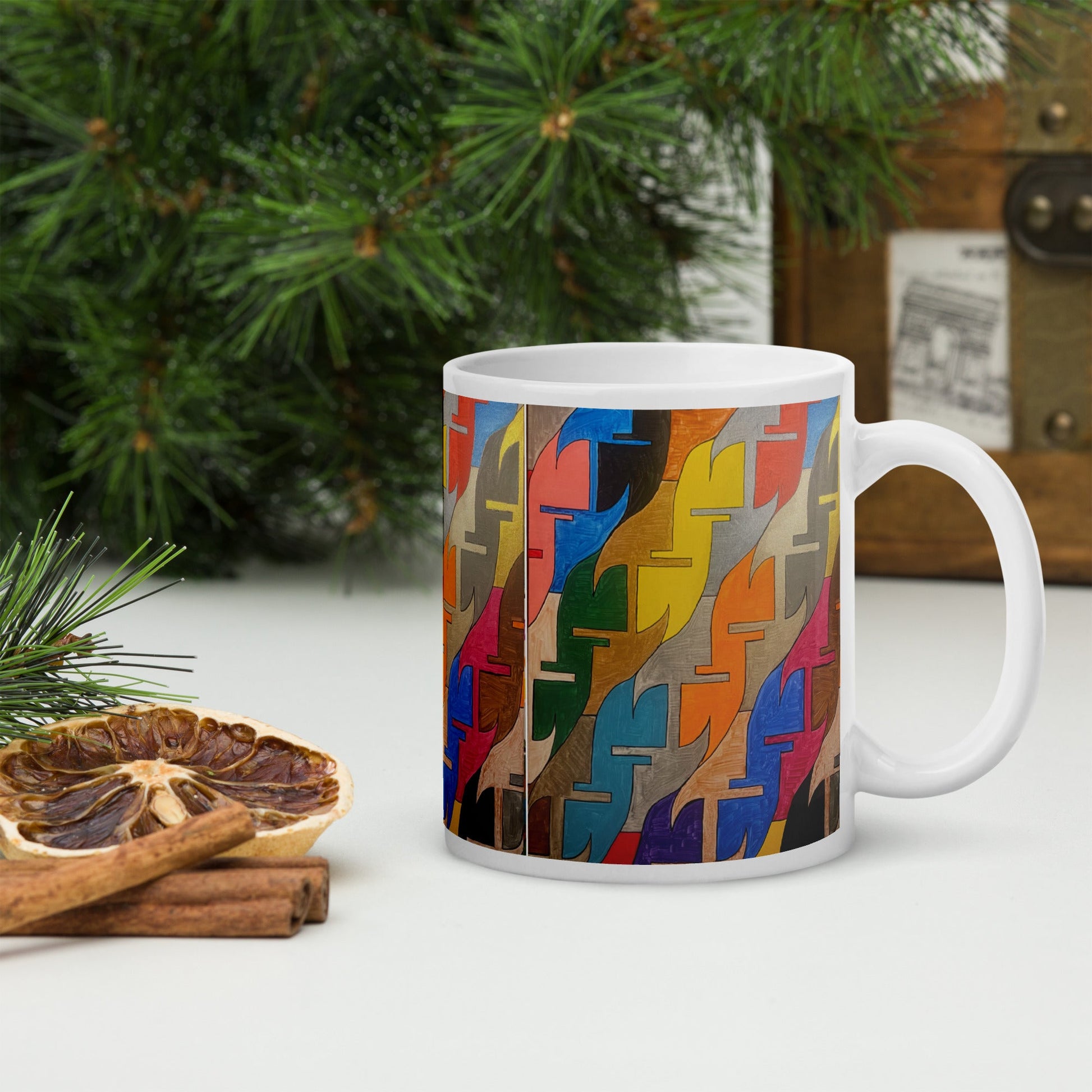 Together .LinP|RinP. Art White glossy mug .LinP|RinP.