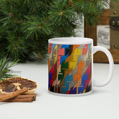 Together .LinP|RinP. Art White glossy mug .LinP|RinP.