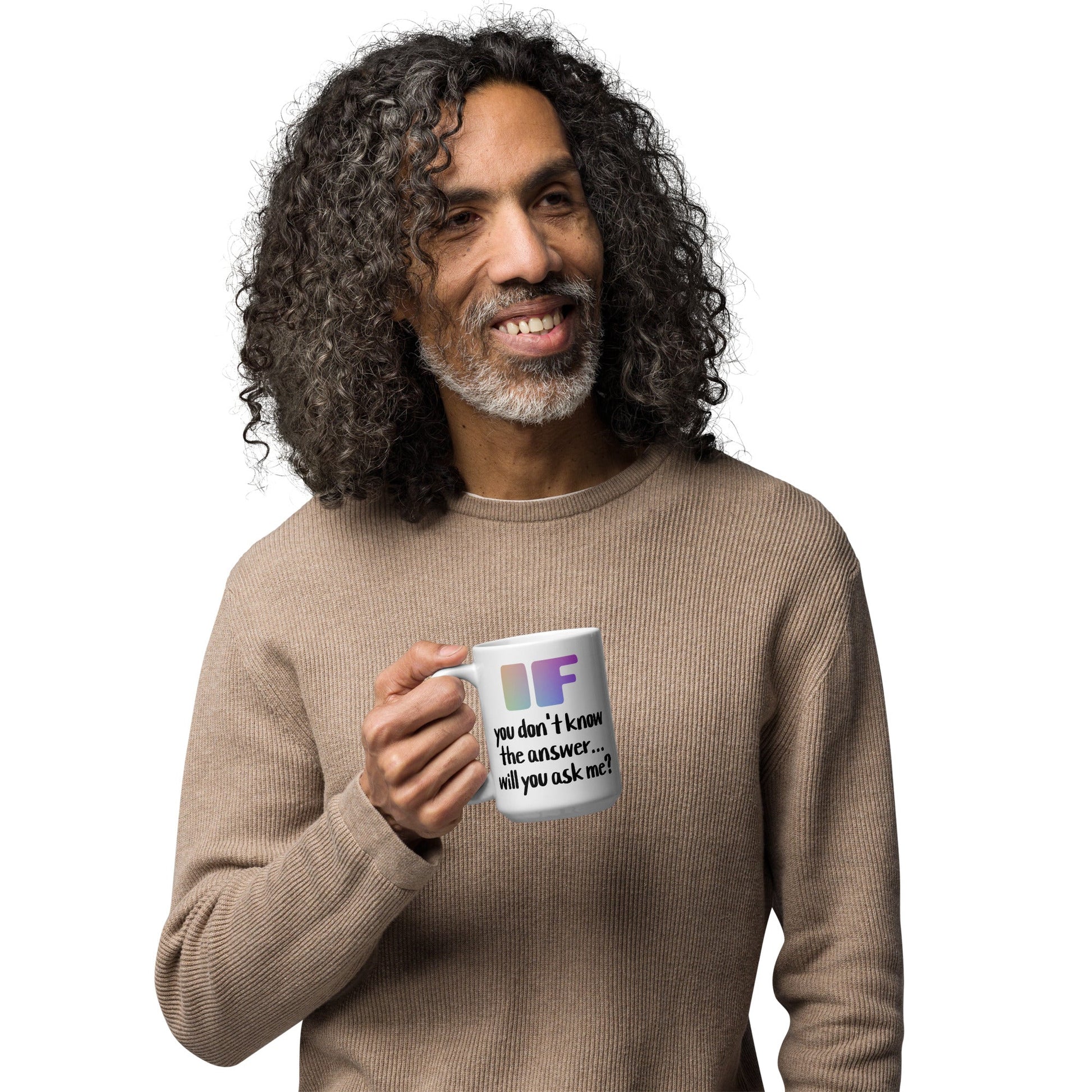 .LinP|RinP. White glossy mug .LinP|RinP.